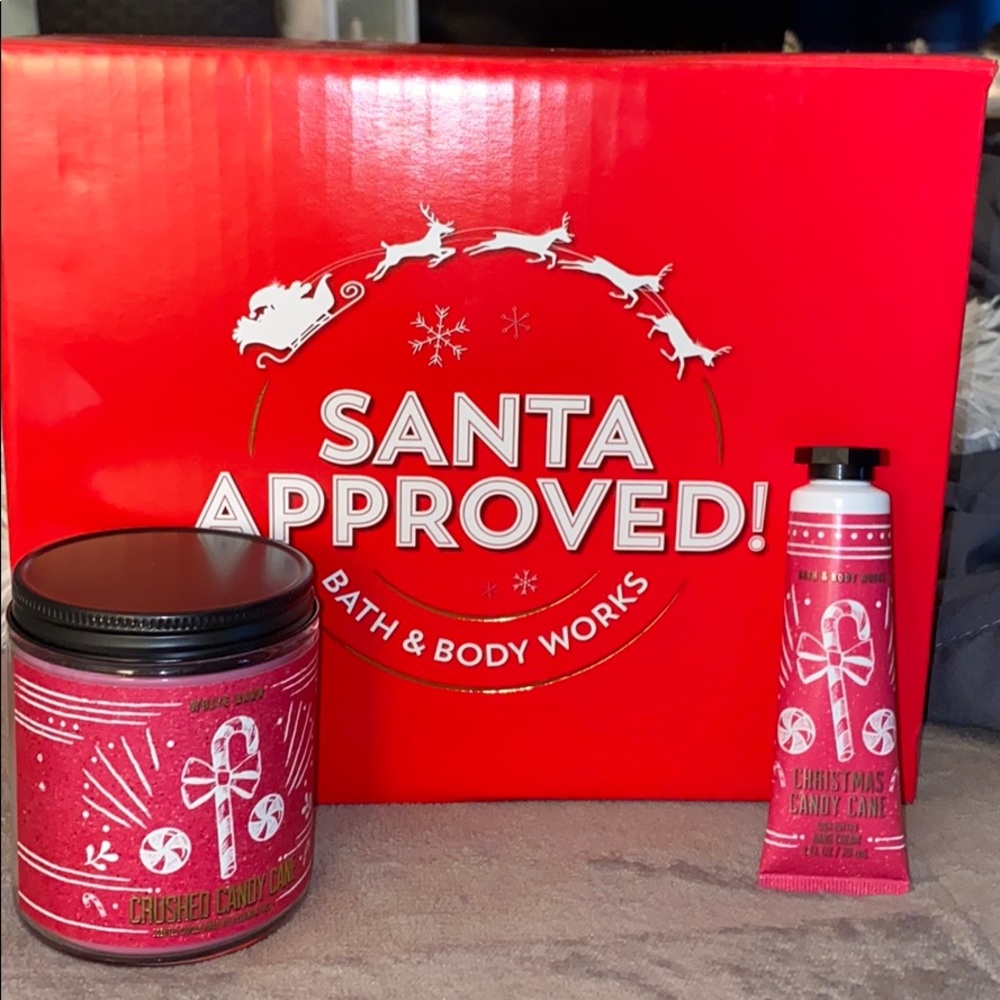 Crushed Candy Cane Candle and Shea Butter Cream